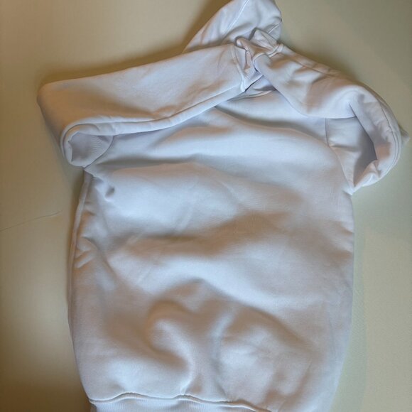 NWOT - White YEAT Graphic Hoodie | Green Print Streetwear Pullover | Size Small - Picture 7 of 7